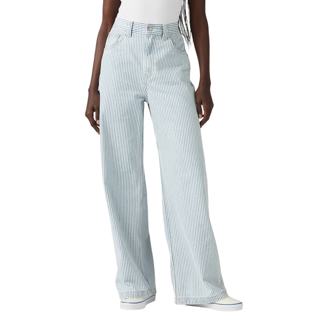 Levi's Women's Cinch Baggy Carpenter Jeans - Light Indigo Wash
