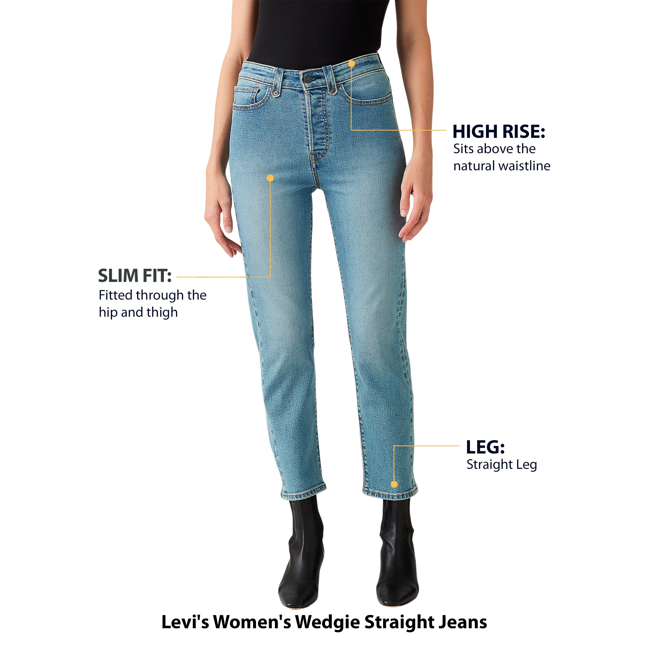 Levi's Women's Wedgie Straight Western Jeans