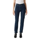Levi's Women's Wedgie Straight Western Jeans - Dark Indigo Wash Front_Flat
