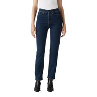 Levi's Women's Wedgie Straight Western Jeans - Dark Indigo Wash Front_Flat