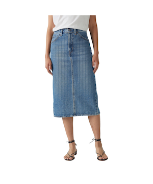Jupe à taille haute avec fente arrière pour femmes, Levi's