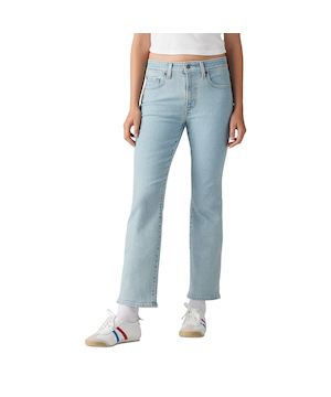Jean semi-évasé 725 authentique pour femmes, Levi's - Délavé indigo clair
