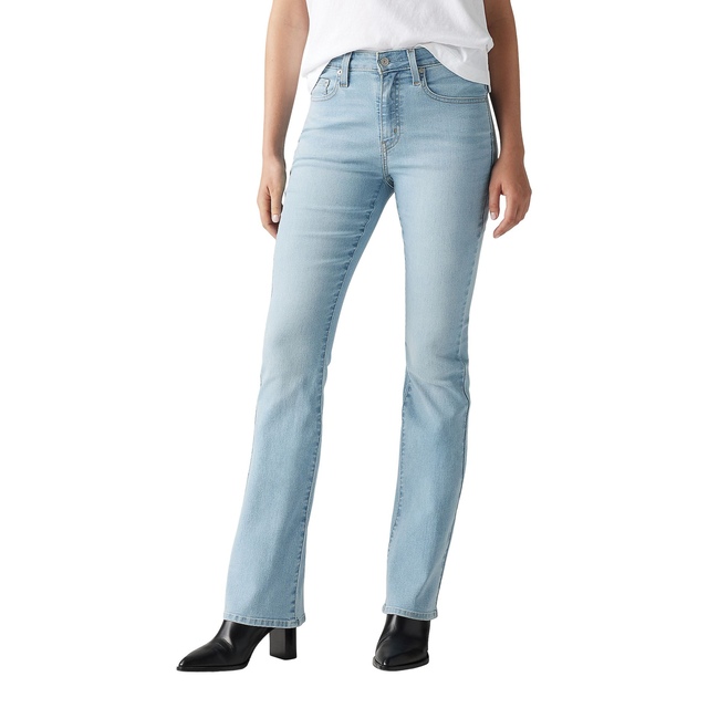 Jean éternel à taille haute et jambe semi-évasée pour femmes, 725, Levi's - Délavé indigo clair
