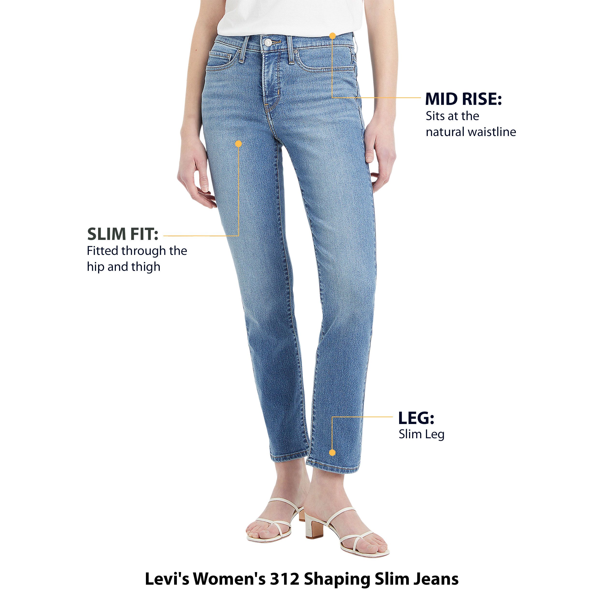 Levi's Women's 312 Shaping Slim Jeans Working Harder