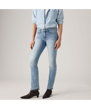 Jean à jambe droite galbant pour femmes, 314, Levi's, délavé indigo moyen