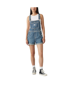 Levi's Women's Vintage Handy Shortalls - Dark Indigo Wash