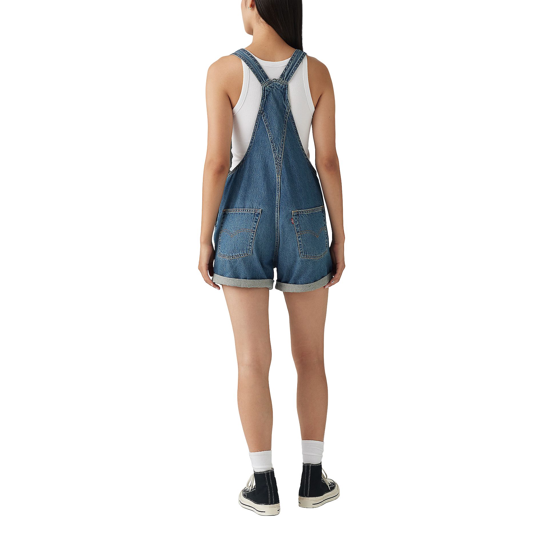 Levi's Women's Vintage Handy Shortalls - Dark Indigo Wash