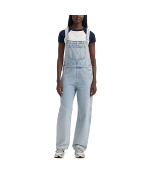 Salopette rétro pour femmes, Levi's, délavée à la pierre claire
