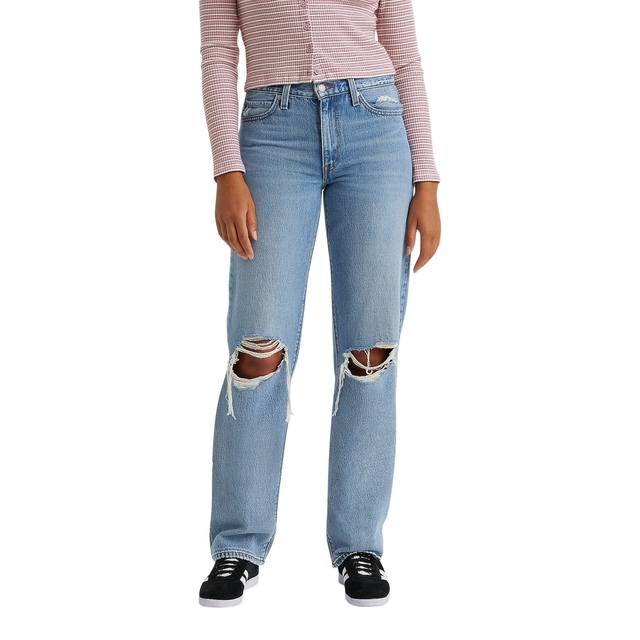 Jean ample pour femmes, '94, Levi's, délavé indigo moyen avec fini usé
