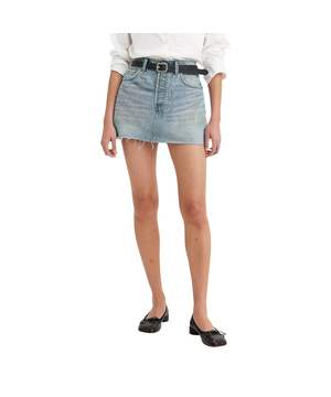 Jupe emblématique pour femmes, Levi's, délavé indigo moyen