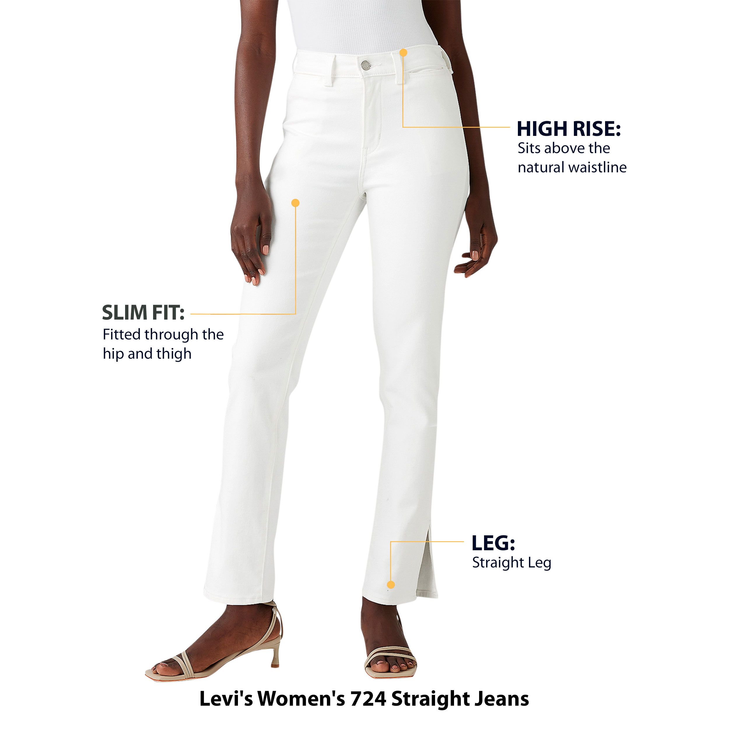 Levi's Women's 724 Straight Tailored Jeans