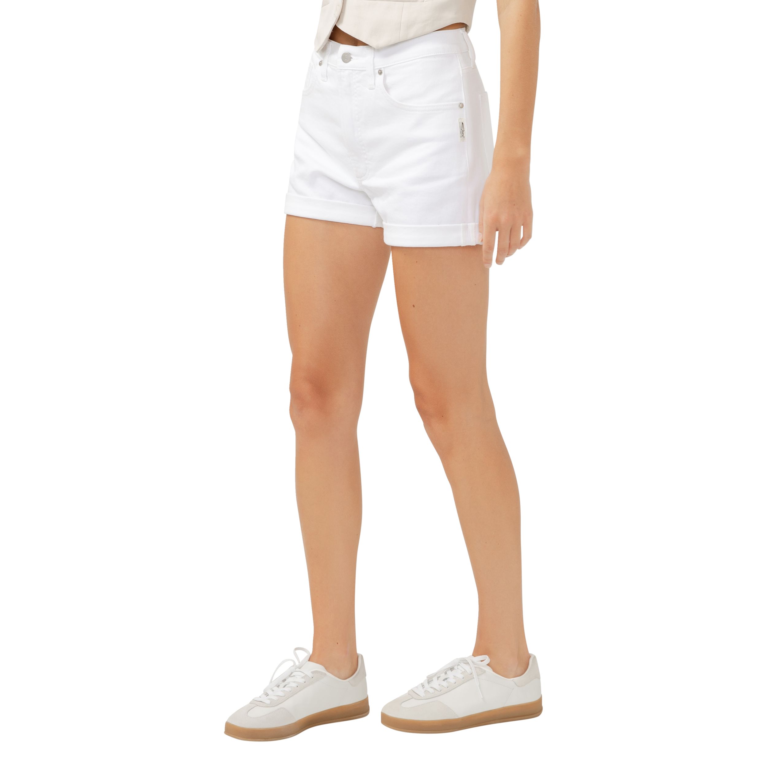 Short décontracté pour femmes, Boyfriend, Silver