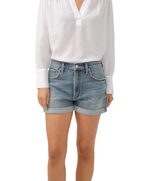 Short décontracté pour femmes, Boyfriend, Silver