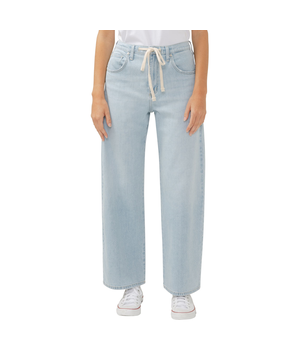 Jean avec cordon de serrage pour femmes, Be Easy, Silver