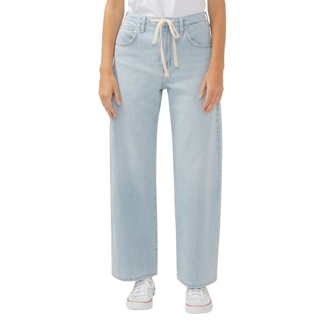 Jean avec cordon de serrage pour femmes, Be Easy, Silver