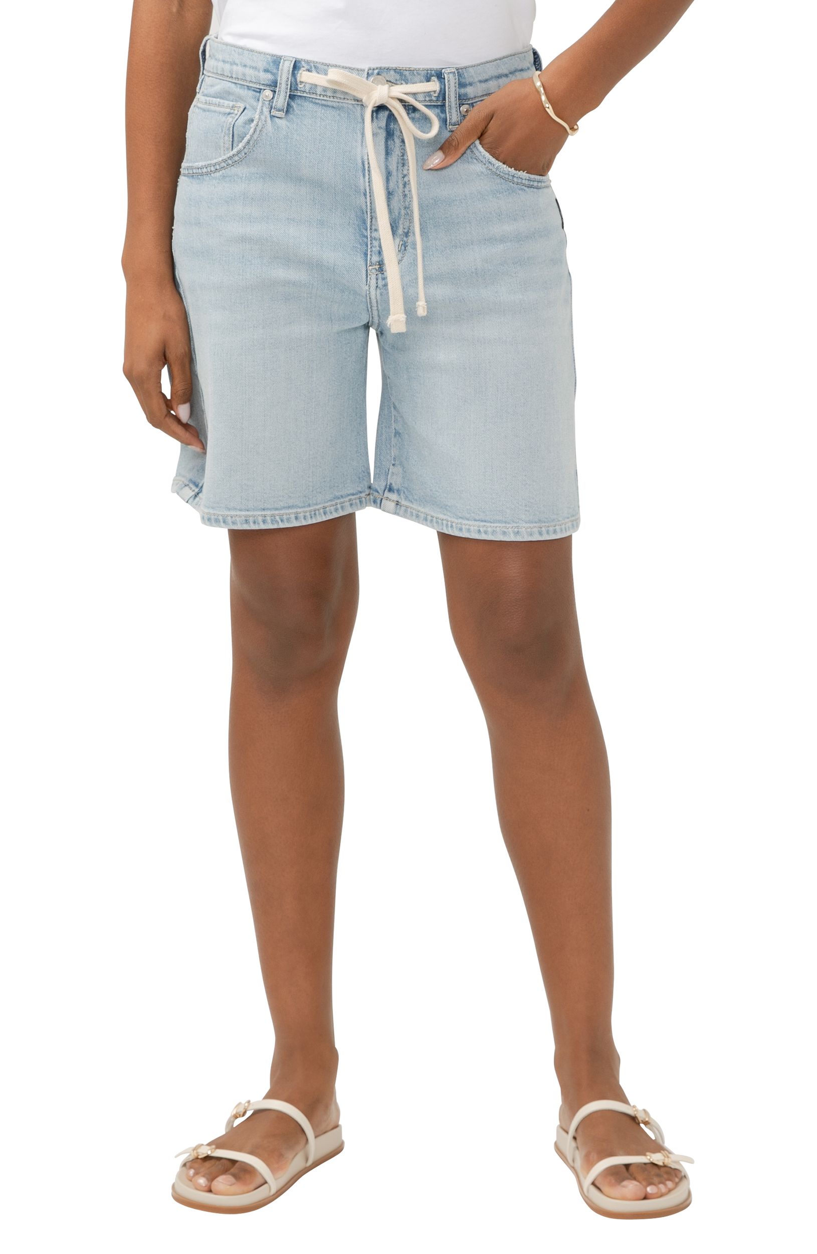 Silver Women's Be Easy Drawstring Short