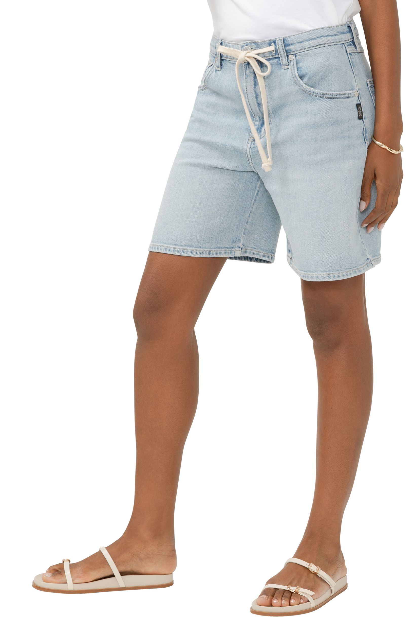 Silver Women's Be Easy Drawstring Short