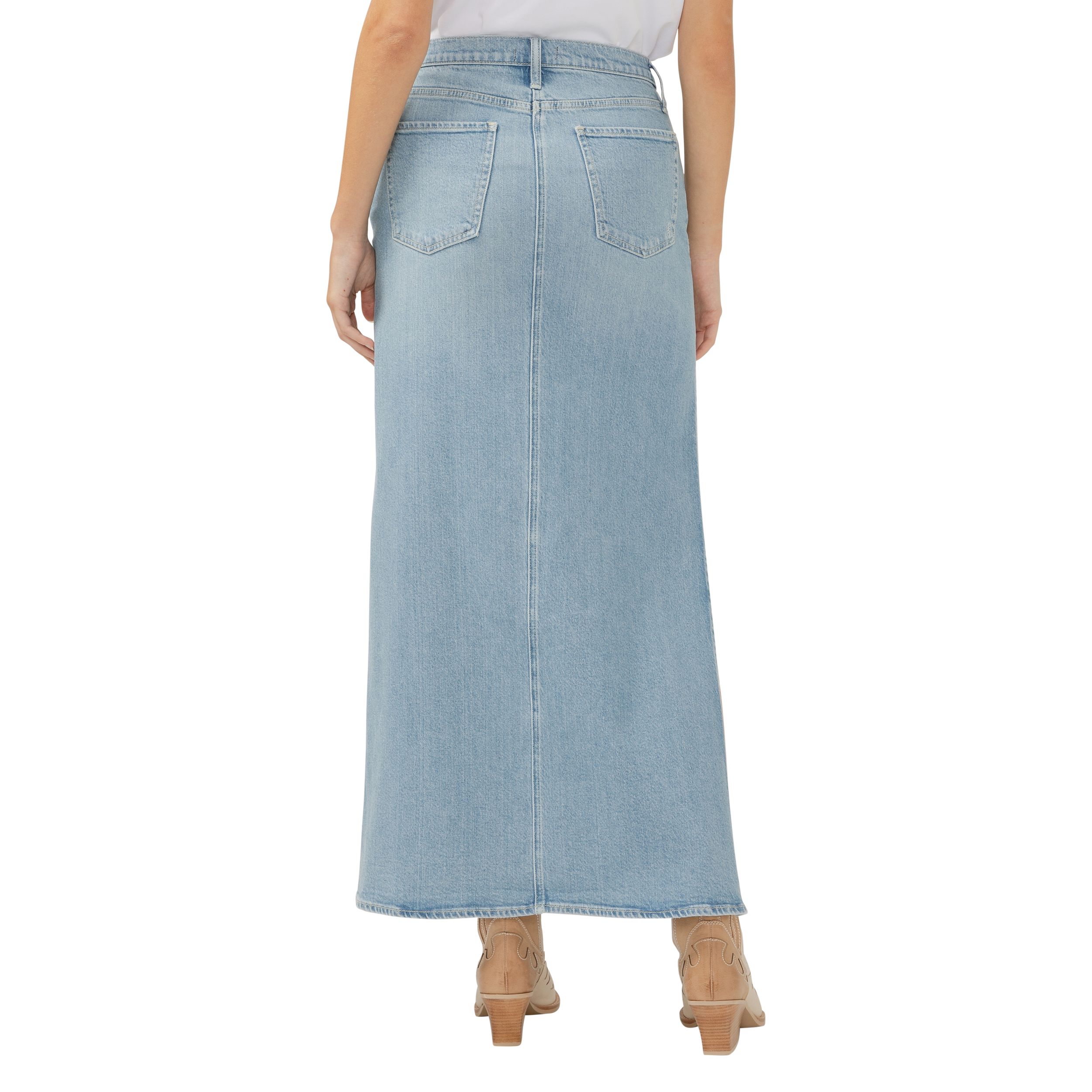 Jupe longue pour femmes, Slice, Silver