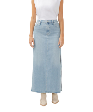 Jupe longue pour femmes, Slice, Silver