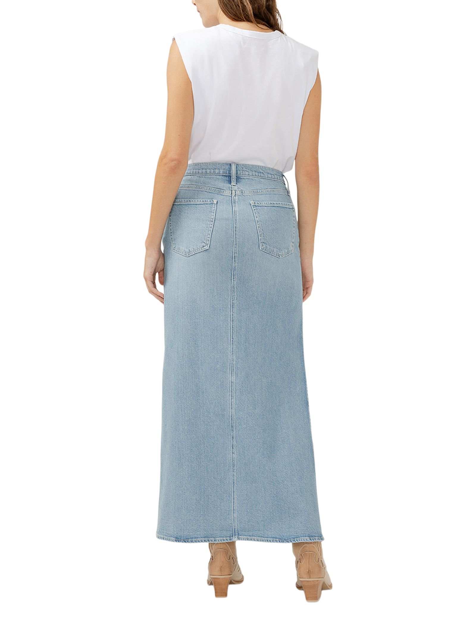 Jupe longue pour femmes, Slice, Silver