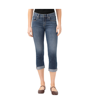 Silver Women's Suki Capri Jeans