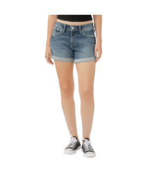 Short décontracté pour femmes, Boyfriend, Silver