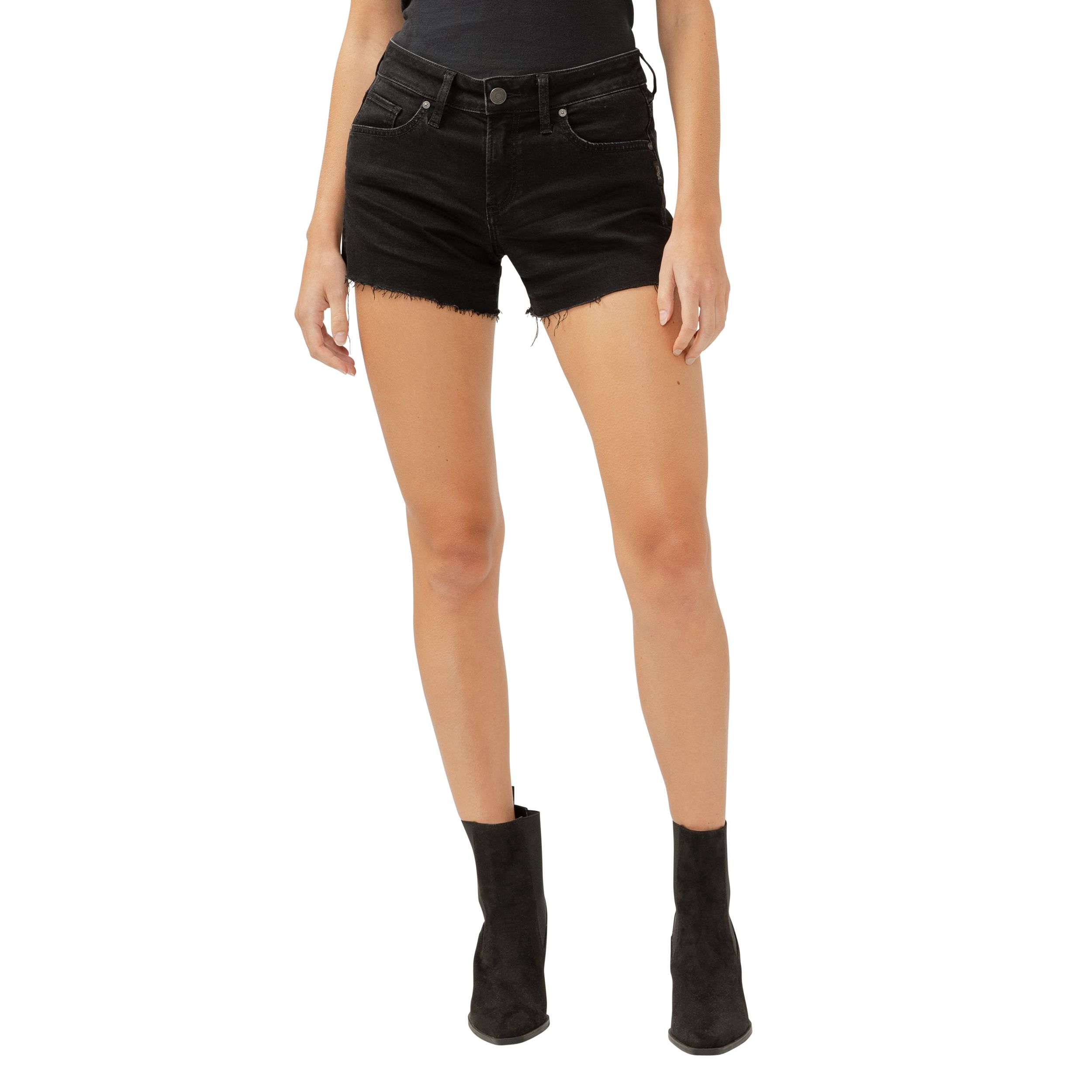 Short pour femmes, Boyfriend, Silver