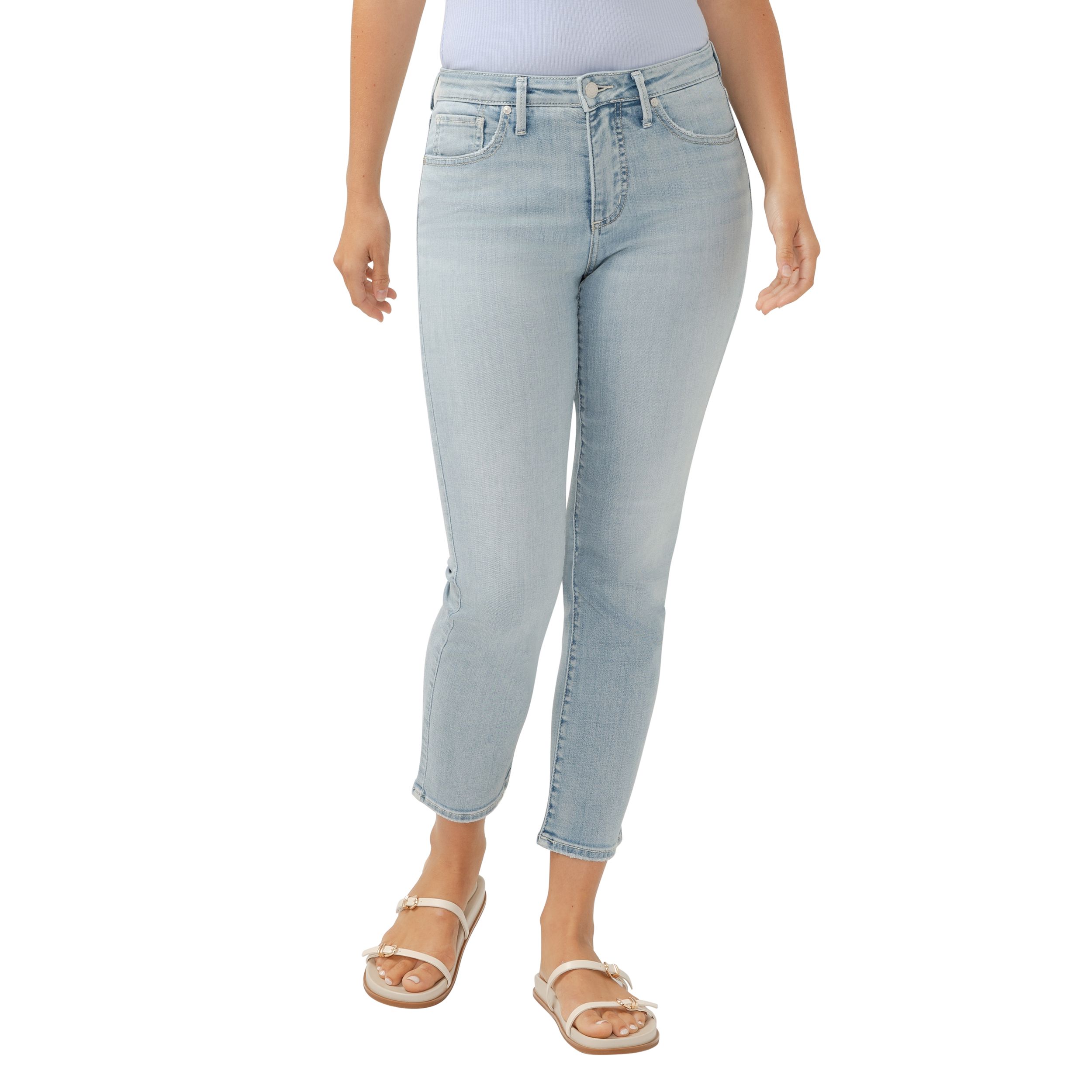 Silver Women's Isbister Ankle Straight Jeans