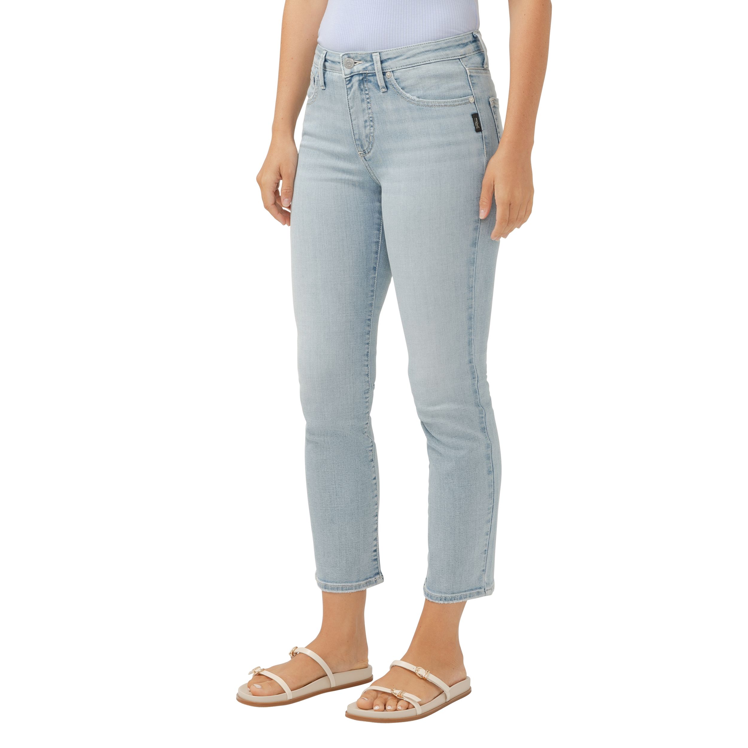 Silver Women's Isbister Ankle Straight Jeans