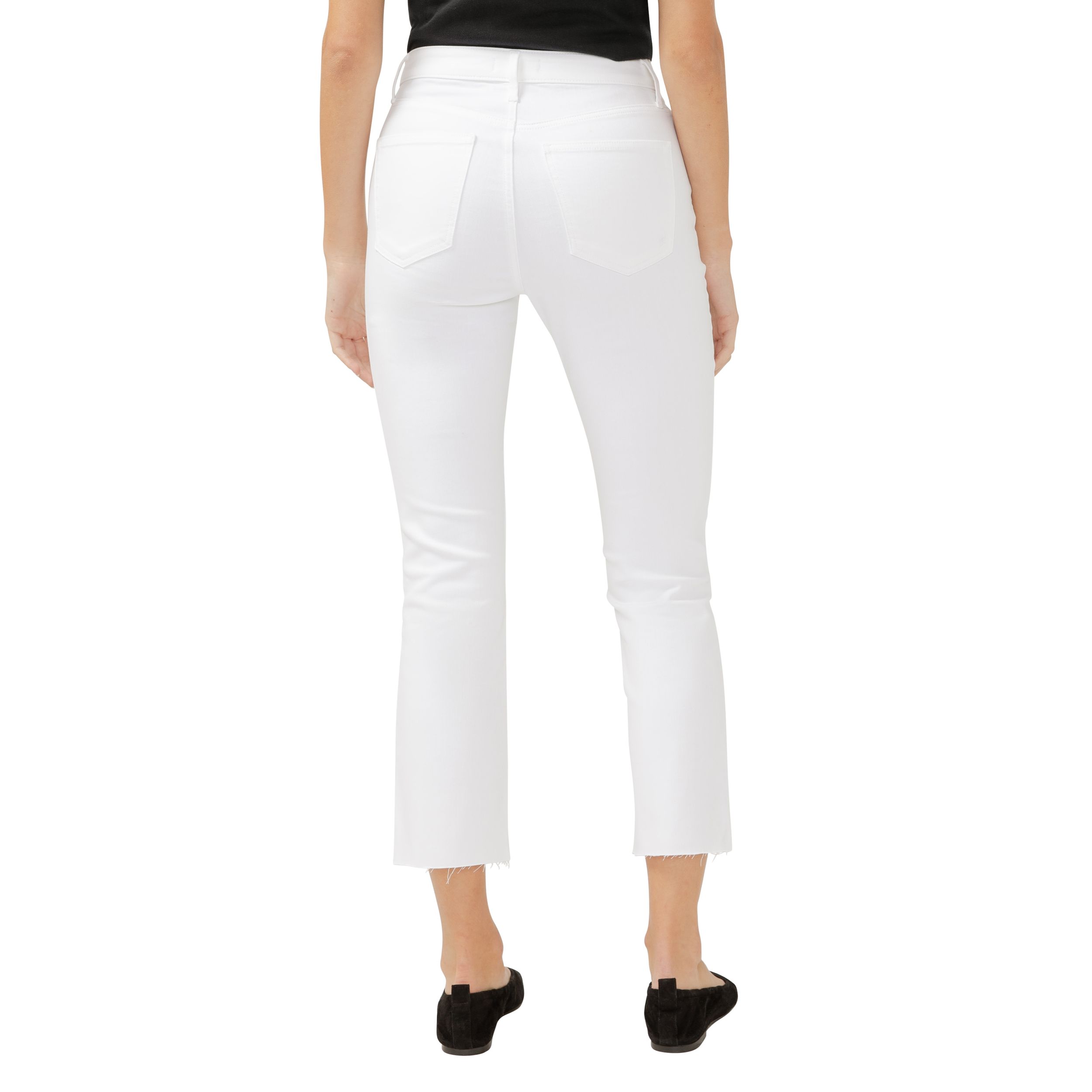 Jean à jambe droite à la cheville pour femmes, Isbister, Silver