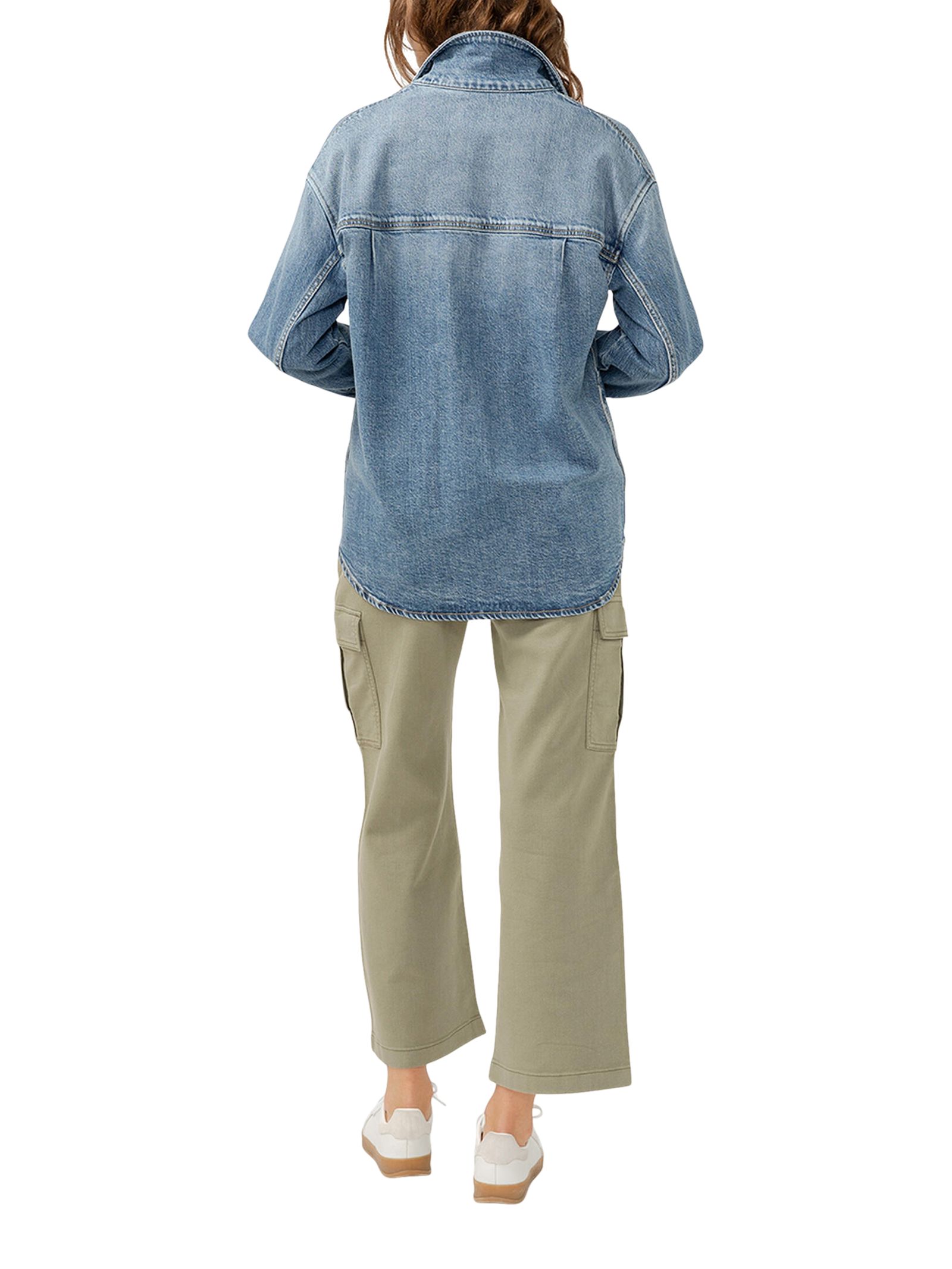 Silver Women's Shirt Jacket