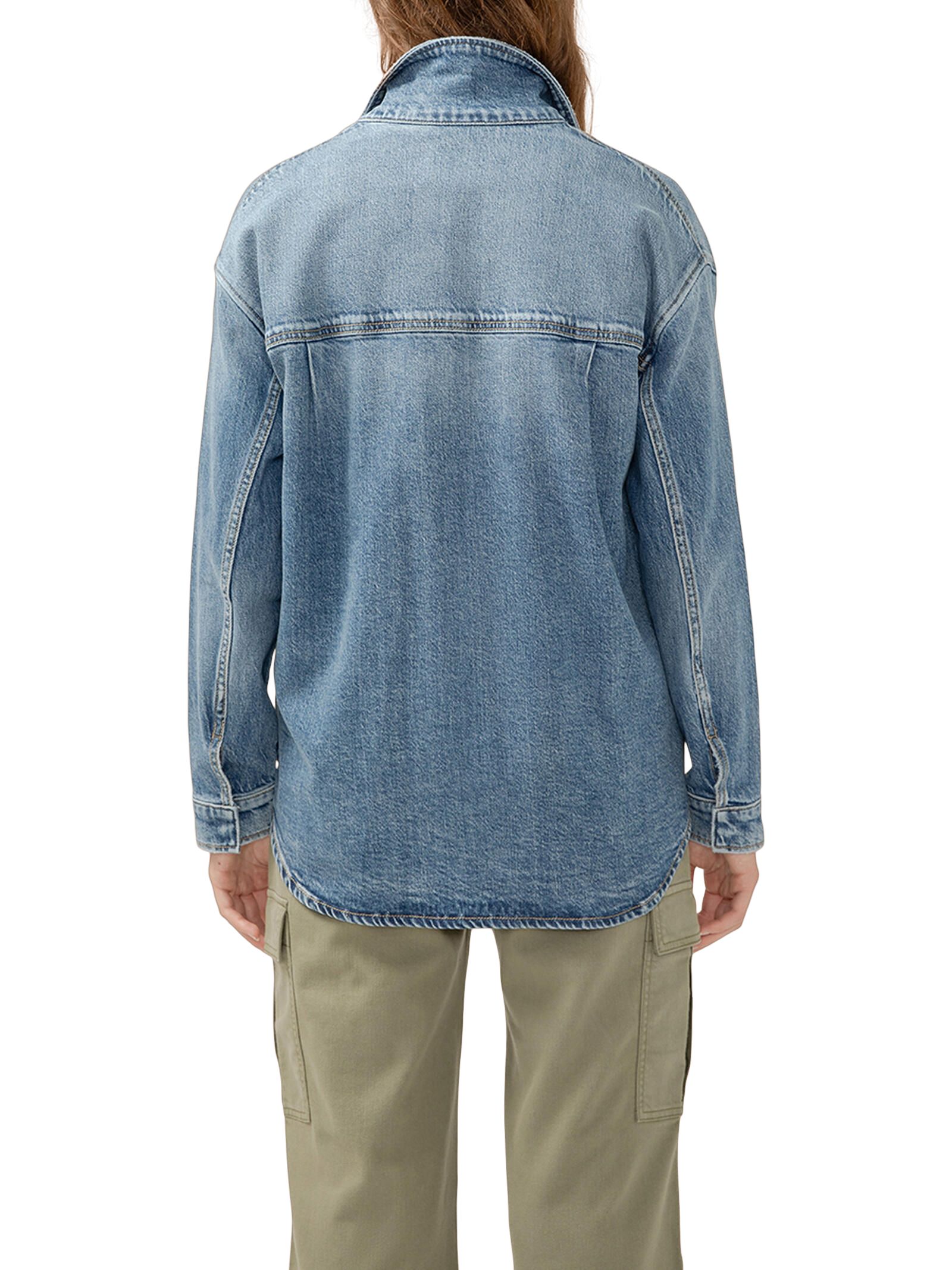 Silver Women's Shirt Jacket