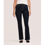 Jean bootcut taille haute pour femme, Denver Hayes Front_Flat