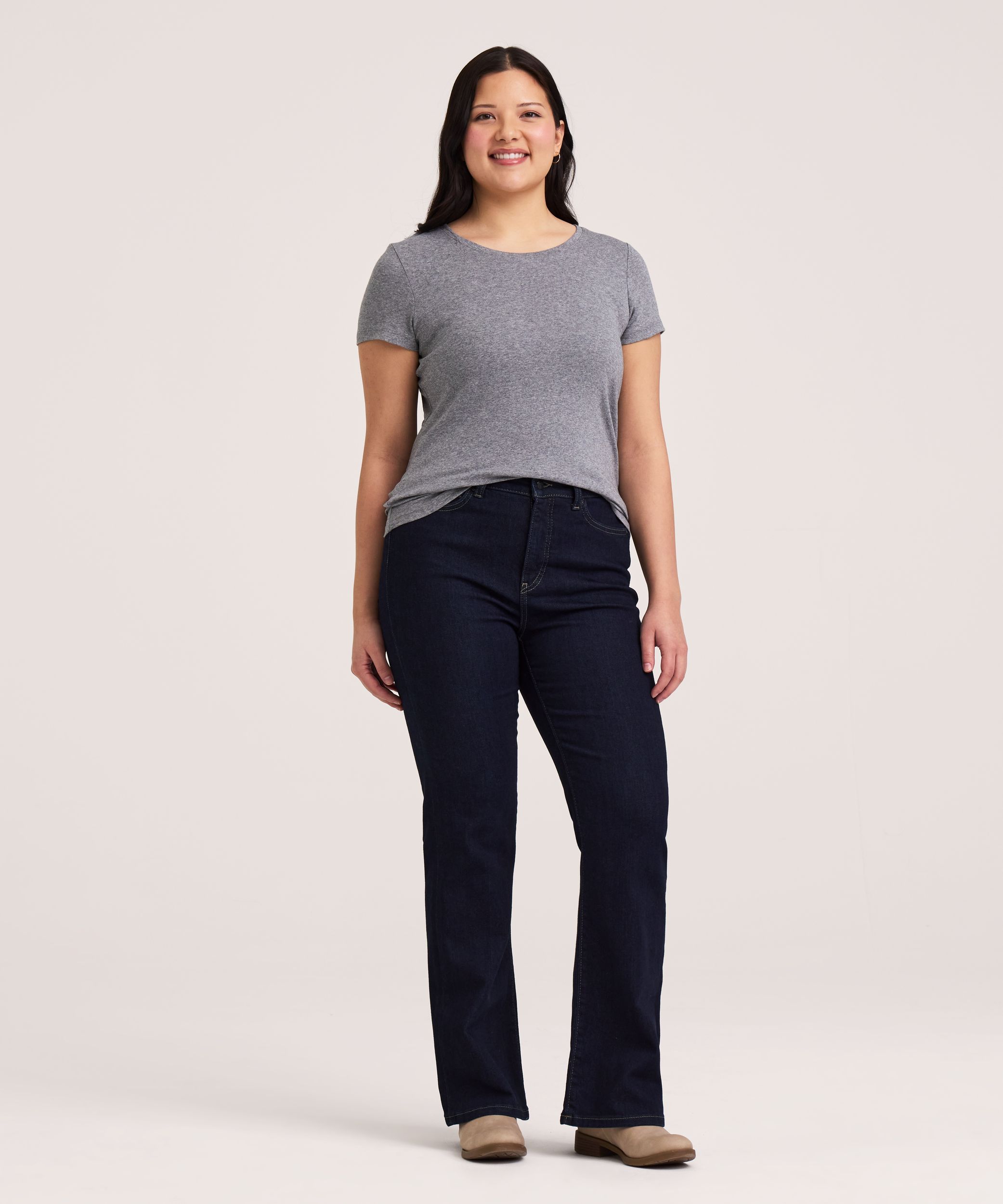 Denver Hayes Women's High Rise True Bootcut Jeans