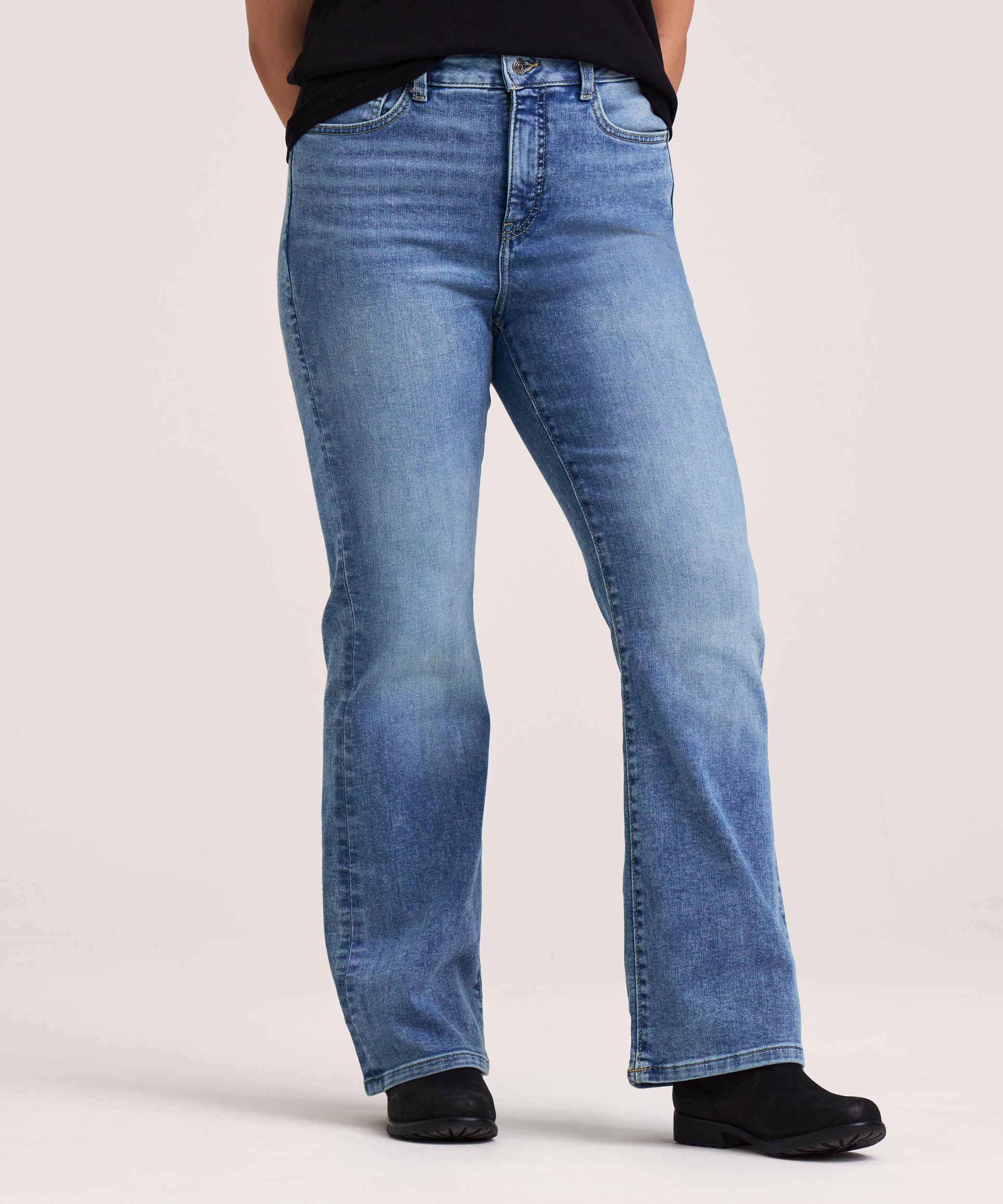 Denver Hayes Women's High Rise True Bootcut Jeans