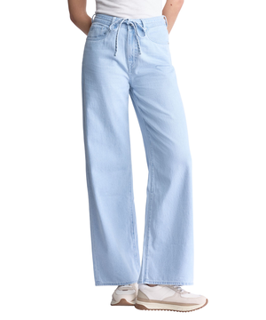 Jean à jambe large et taille haute pour femmes, délavé indigo clair, Alecia, Buffalo