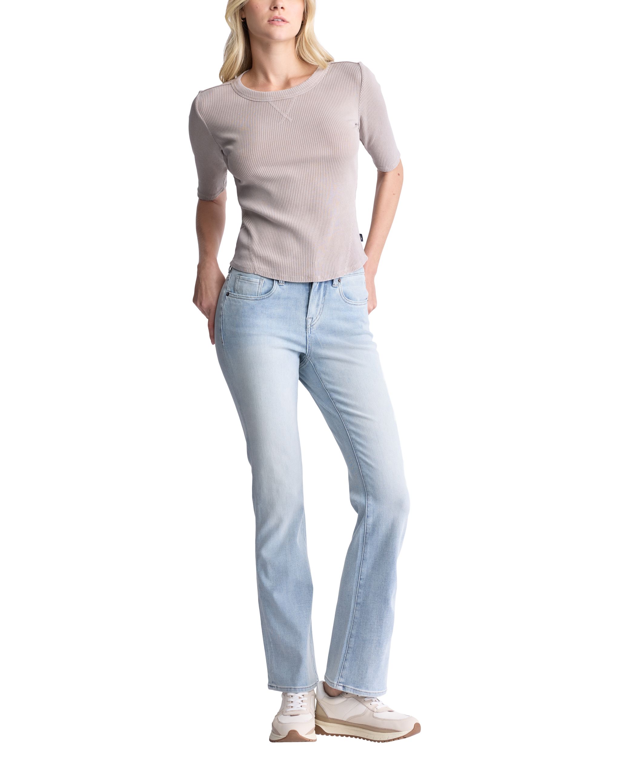 Buffalo Women's Queen Mid Rise Bootcut Jeans