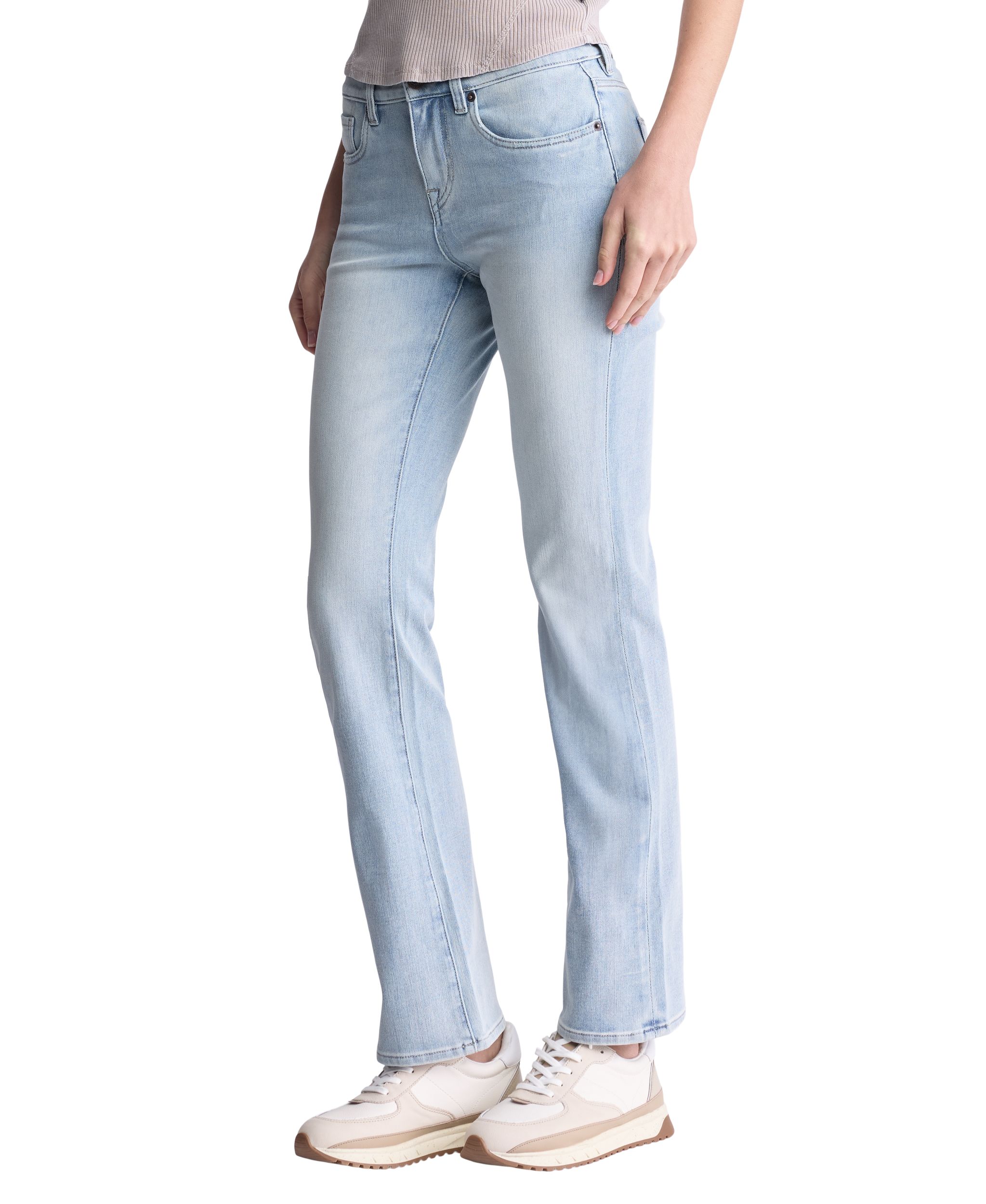 Buffalo Women's Queen Mid Rise Bootcut Jeans