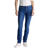 Buffalo Women's Carrie Mid Rise Slim Fit Jean - Dark Indigo Wash Front_Flat