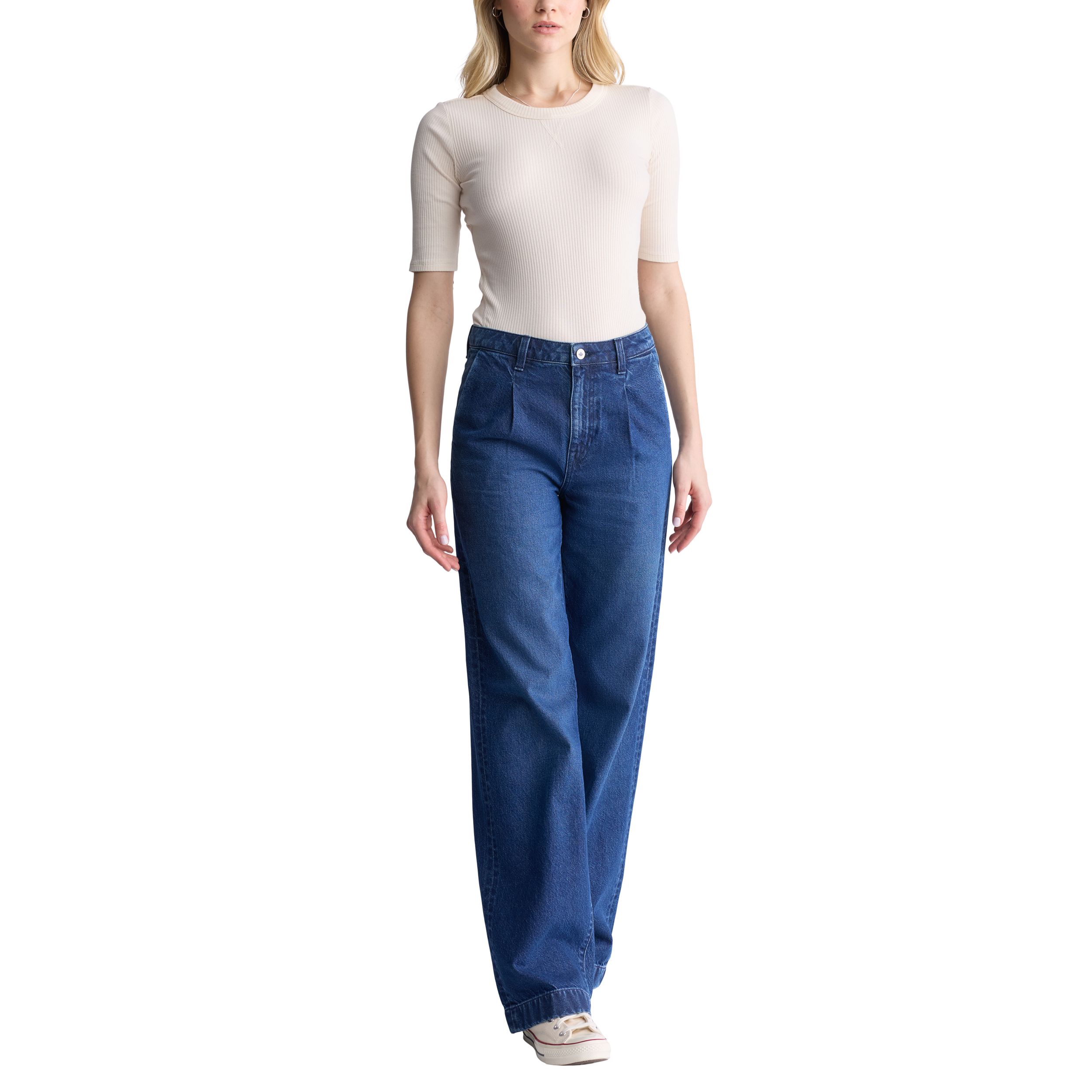 Jean à jambe large et taille haute pour femmes, Addie, Buffalo