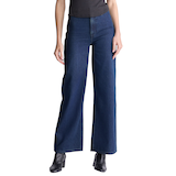 Buffalo Women's Adele High Rise Wide Leg Jean - Dark Indigo Wash Front_Flat
