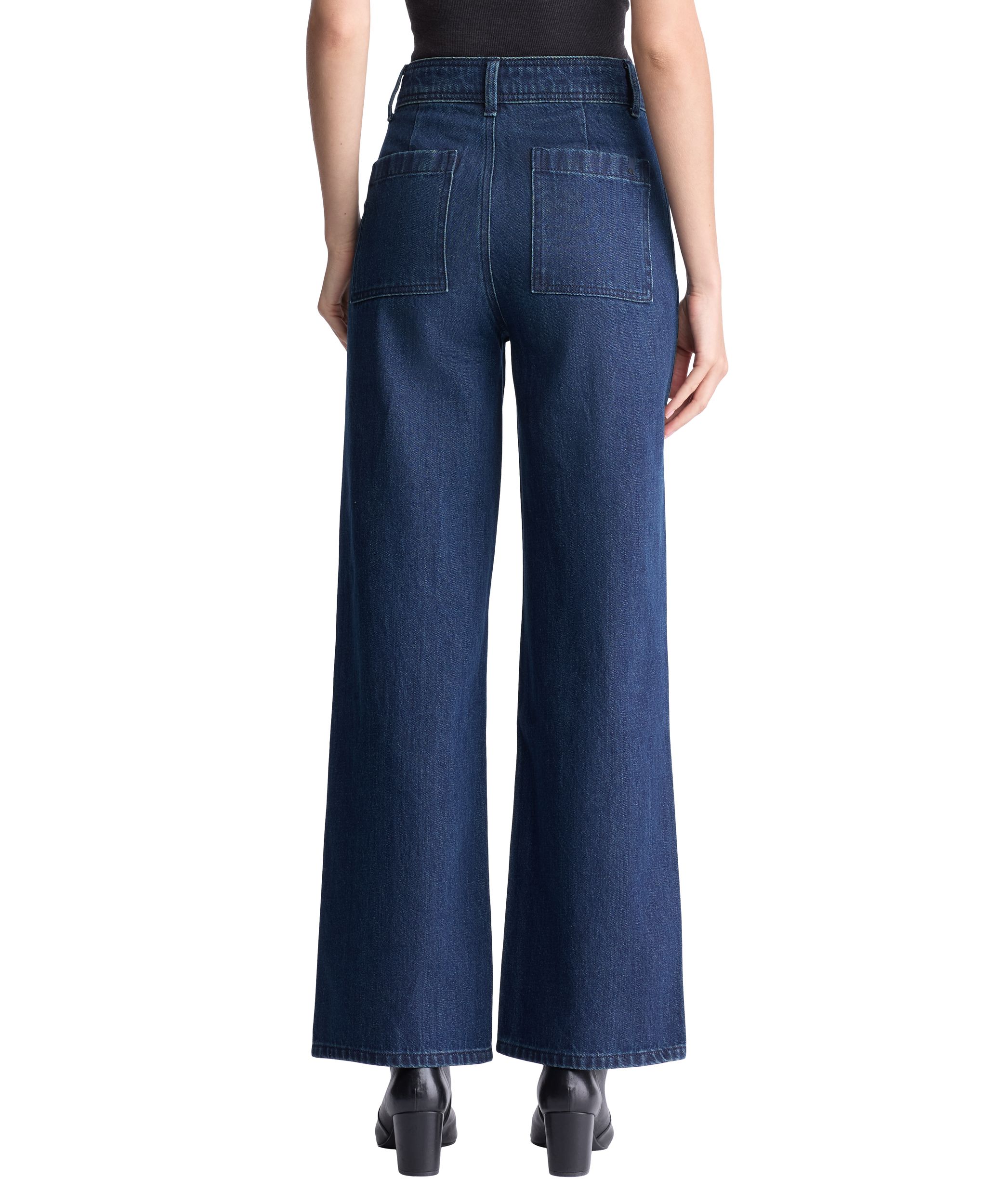 Jean à jambe large et taille haute pour femmes,  Adele, Buffalo