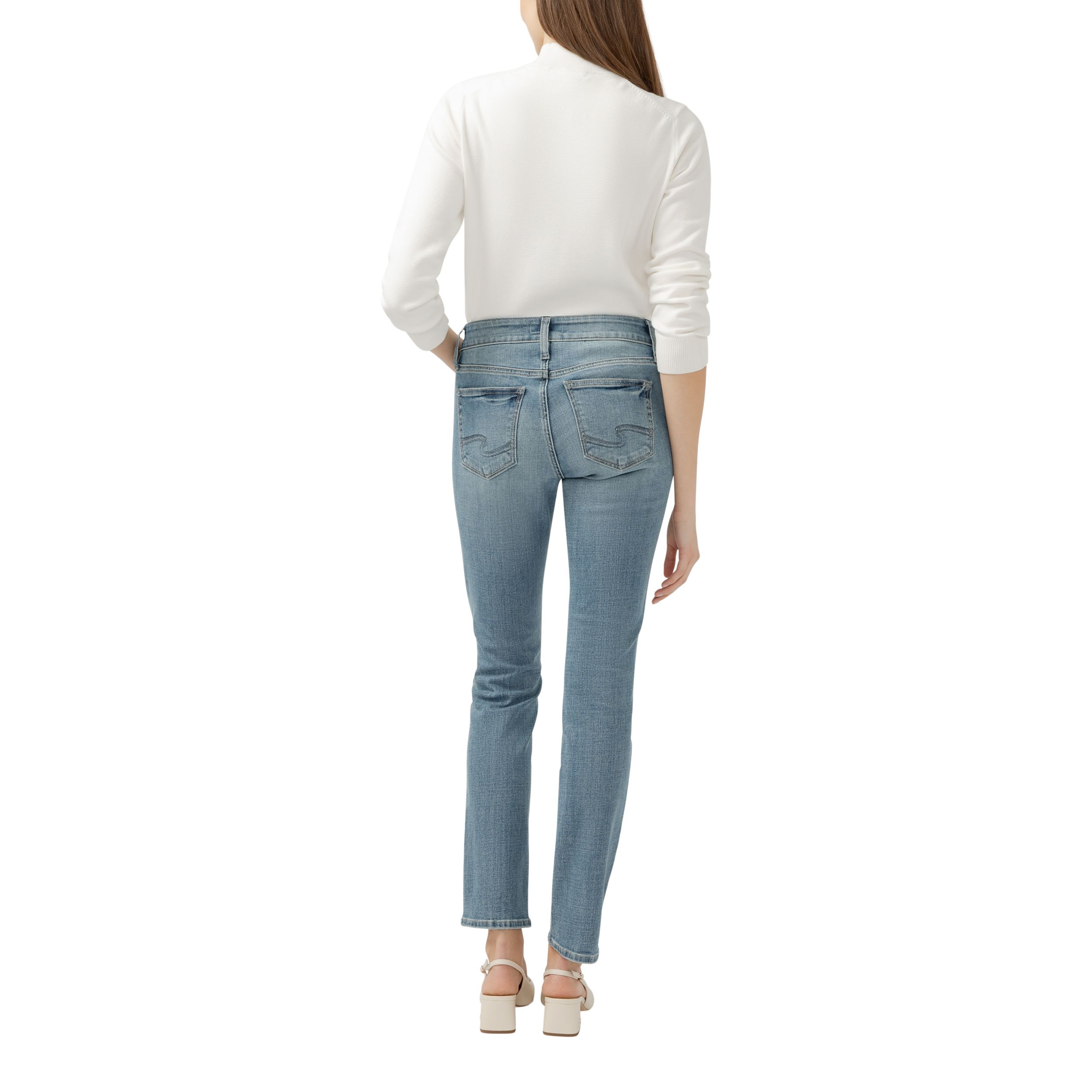 Silver Women's Elyse Straight Jeans