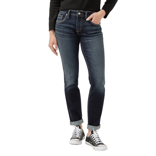 Silver Women's Boyfriend Jeans