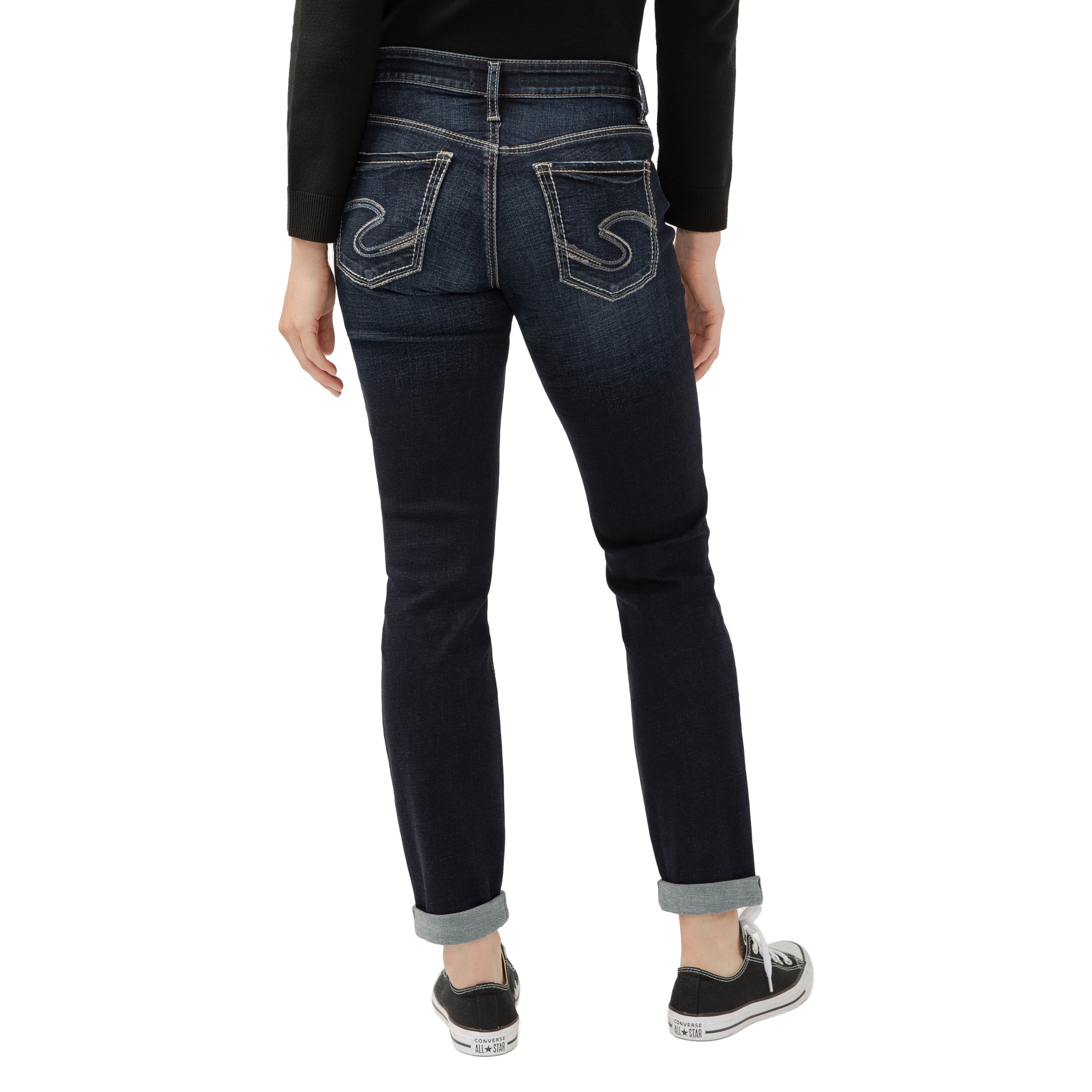 Silver Women's Boyfriend Jeans