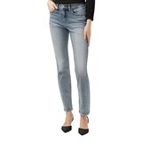 Silver Women's Avery Straight Jeans Front_Flat