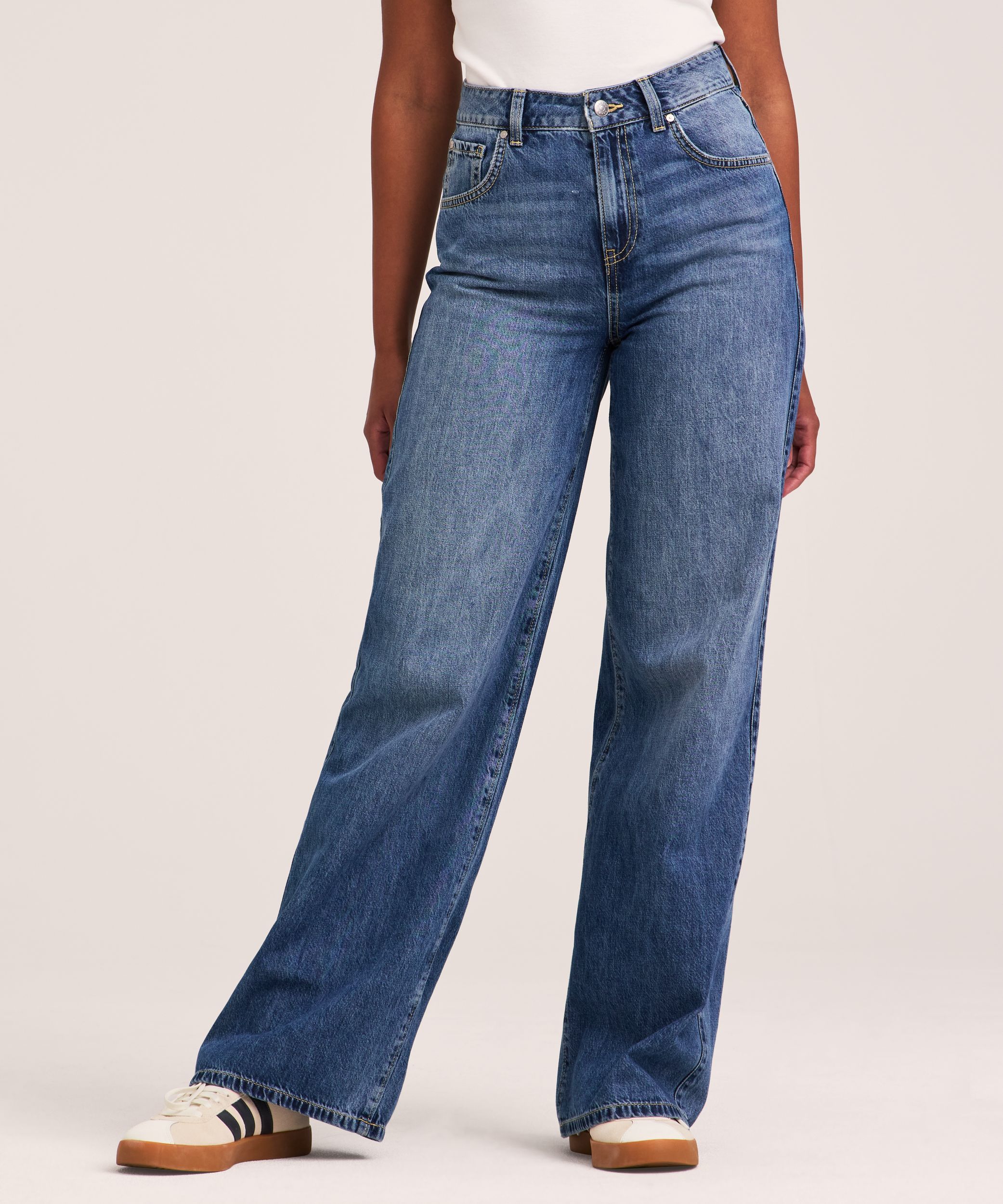 Pantalon à jambe large pour femmes, Denver Hayes