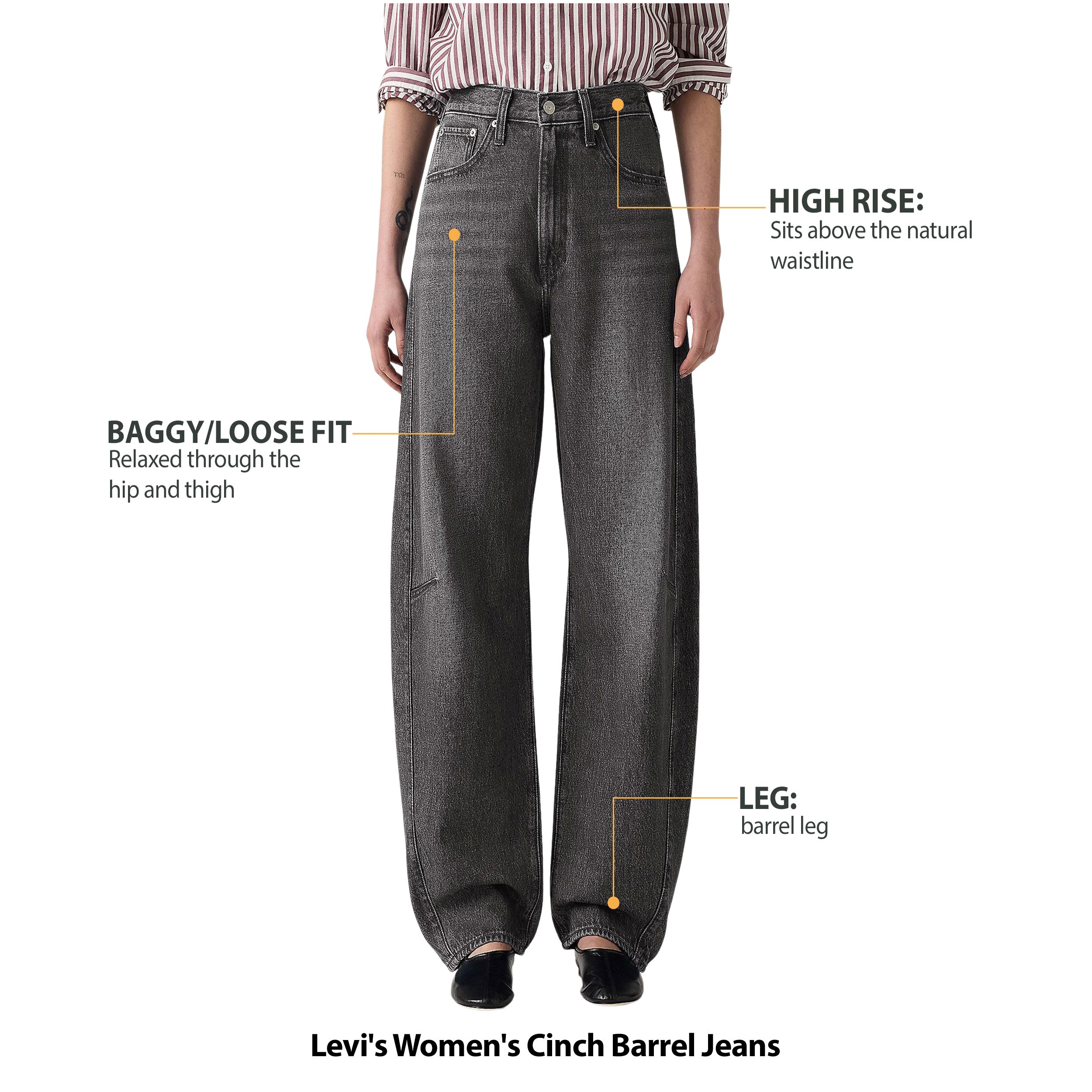 Levi's Women's Cinch Barrel Jeans