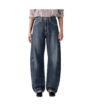 Jean cintré à jambe tonneau pour femmes, Levi's