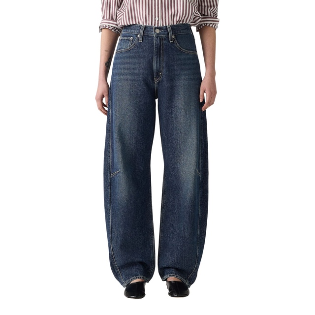 Jean cintré à jambe tonneau pour femmes, Levi's